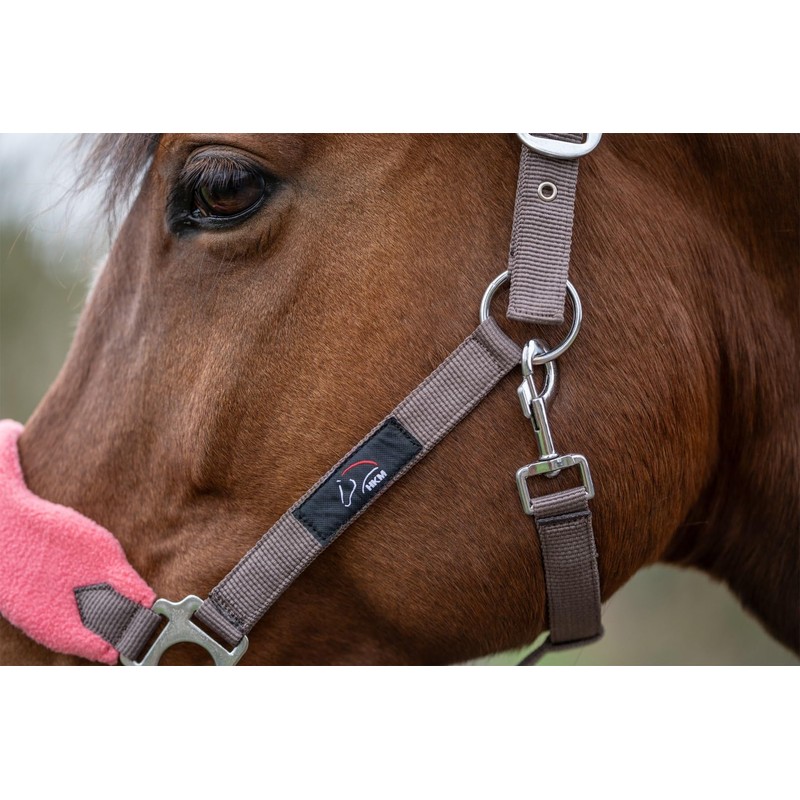 HKM, Horse Halter Set, Lead Rope, Fly Fringe, Knitted, 180