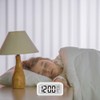 Digital Alarm Clock, Big LCD Digit Clock Display with Temperature,