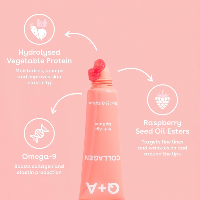 Q+A Collagen Lip Balm