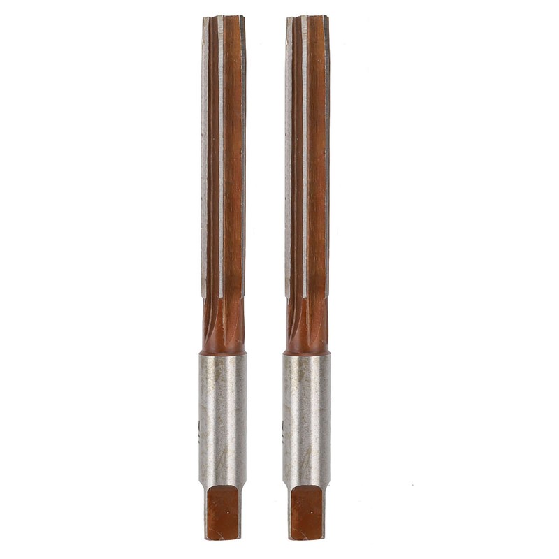 2PCS Hand Reamer American System Straight Shank Conical Reamer for
