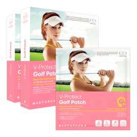 Mad for Courses UV Protect Cool Golf Patch for Women 10 Sheets UV Protection Golf Mask Pack Sun Patch Golf Mask Pack for Medium Women: 10 Sheets / 매드포코스 UV 프로텍트 쿨 골프패치 여성용 10매 자외선차단 골프마스크팩 썬패치 골프마스크팩 중형여성용:10매