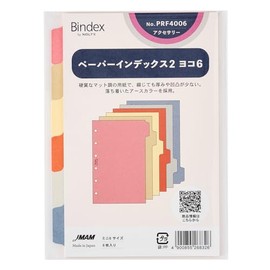 Noritsu PRF4006 Binding Index Personal Organizer, Refill, Paper Index, Mini 6, 6 Holes