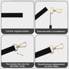 4pcs Snap Hook Swivel Clasp, 0.8in D-Rings Swivel Snap Hooks