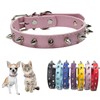 Spiked Dog Collar Small Spike Cat Collar Pink Puppy Kitten