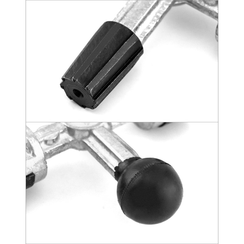 QWORK Battery Post Cleaner, 1 Pack 4-Way Battery Terminal Post