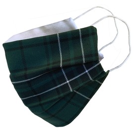 Maclean Green Tartan Face Mask