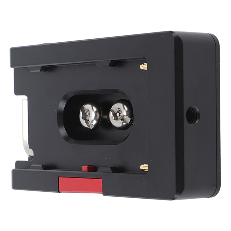 NP F Battery Adapter Plate Non Slip Self Locking Button