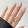 24 Pz, Kit De Uñas Postizas Largas Con Kit De