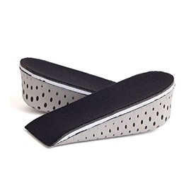 LATRAT 1 Pair Unisex Breathable Increased Insoles Invisible Shoe Pad Insoles for Men and Women Shoes, 2cm-4cm Raised Insoles (4cm)