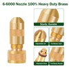 Brass Adjustable Cone Nozzle for Sprayer Parts, Industrial Sprayer Nozzels