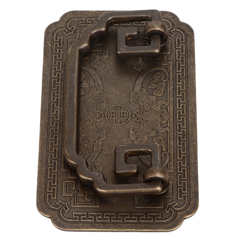 Antique Drawer Handle Tetragonal Bat Handle Antique Chinese Retro Style