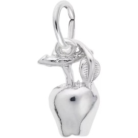 Rembrandt Sterling Silver Hanging Apple Charm by Rembrandt