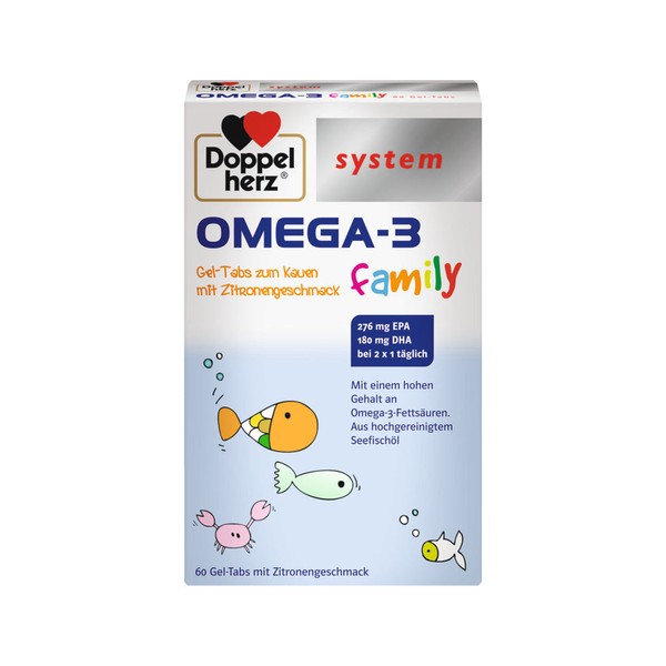 Doppelherz system OMEGA-3 family, 60 pcs. Tablets
