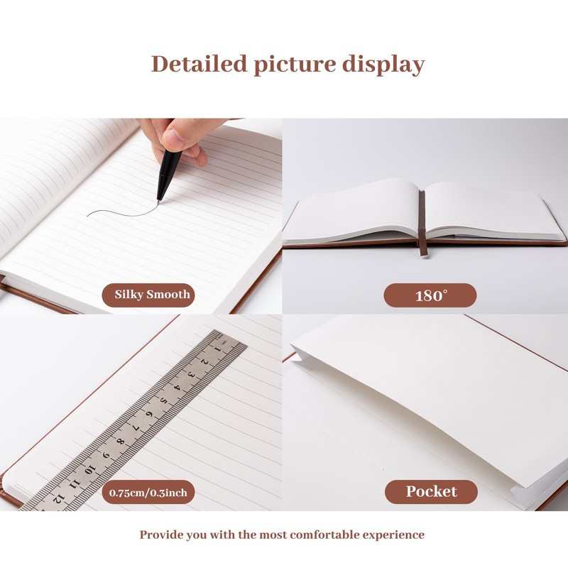 Stone Paper Notebook for Women Men, A5 Waterproof Notebook Hardcover