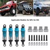 4Pcs 64mm/2.5in RC Car Shock Absorber Aluminum Alloy Material Shock