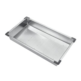 Starstar 18.875" Stainless Steel Colander For Kitchen Sink