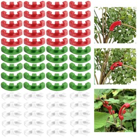 Goldyida Pack of 60 Plant Benders Plant Training Bending Clips Plant Trainer for Low Load 90 Degree Plant Support Clips 90 Degree Reusable LST Clips for Low Stress Training (A)