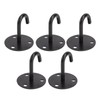 5Pcs Heavy Duty Fixed Pad Eye Plate Thickened Black 304