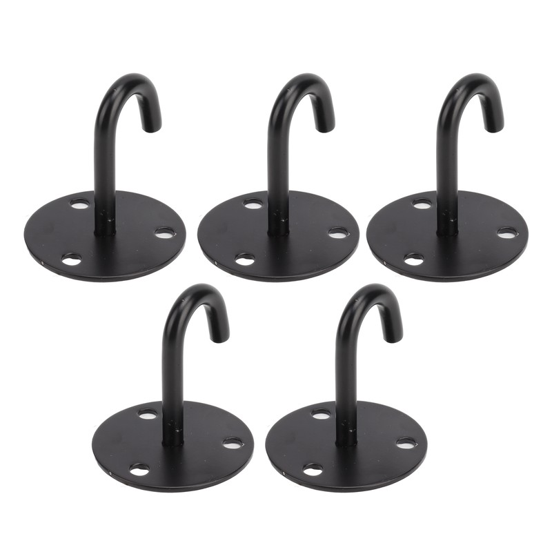 5Pcs Heavy Duty Fixed Pad Eye Plate Thickened Black 304