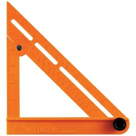 Swanson Speed Bevel 7.125 in. L x 1.25 in. H ABS Plastic Adjustable Speed Square Orange