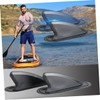 Sosoport 2pcs PVC Center Fin Paddle Detachable Tail Accessory Easy