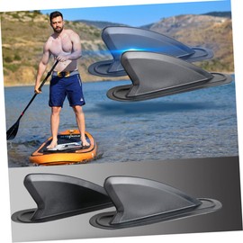 Sosoport 2pcs PVC Center Fin Paddle Detachable Tail Accessory Easy Install Inflatable Surfboard Part