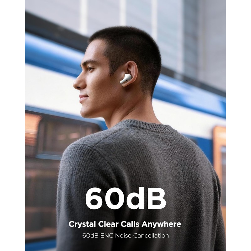 PISEN P1 Plus Wireless Earbuds - Bluetooth 5.4 ENC Noise