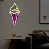 LED Neon Light Ice Cream Waterproof Battery USB Powered Hangable