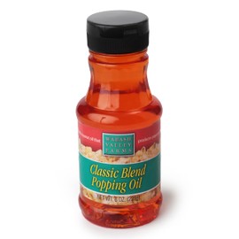 Wabash Valley Farms Popcorn Oil - Classic Blend Popping Oil, Coconut and Corn Oil Blend for Popcorn Making, Popcorn Butter Oil, Popcorn Oil for Popping, Butter Flavored Oil for Popcorn (8 oz)
