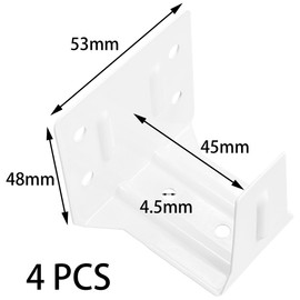 4 PCS Curtain Center Bracket for Vertical Blind,Venetian Blind Accessories