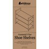 Whitmor Steel Mesh 3-Tier Shoe Rack Gunmetal