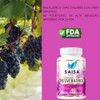 Resveratrol Semilla de uva y Vitamina C 120 cápsulas Antioxidante