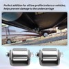 4 Pcs Steel Micro Rollers, 2 Inches Roller Heavy Duty