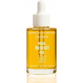 Onsen Secret Nail & Cuticle Repair Oil (30ml) - Dry Oil Formula - Japanese Tsubaki, Tea Tree & Jojoba - Strengthens Nails, Repairs Cuticles, Hydrates Skin & Hair - Natural & Vegan