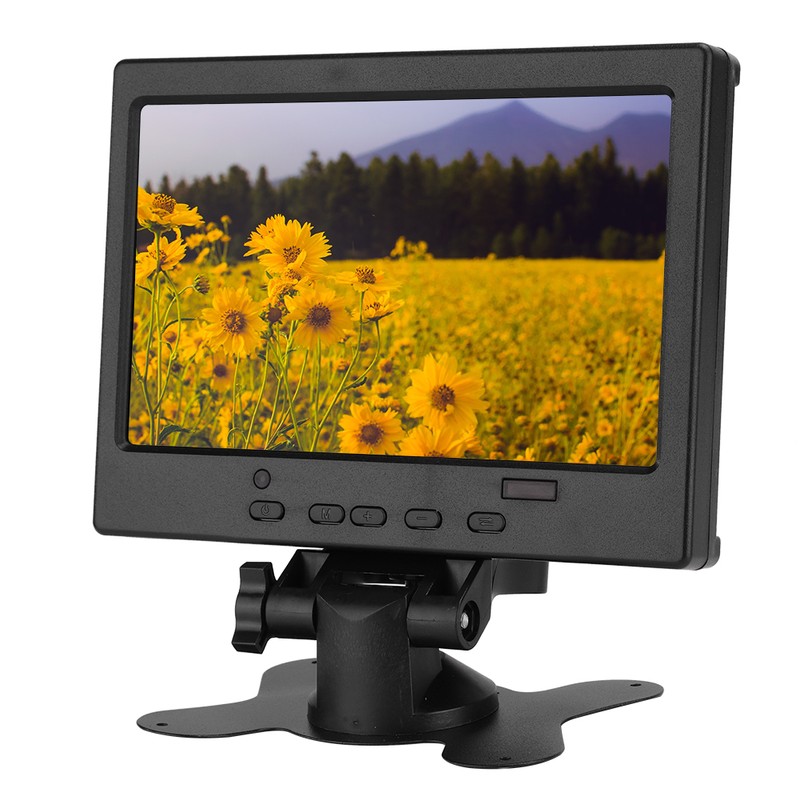 7in Multi Function 800:1 1024x600 Display with Stand Support HDMi