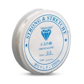 AKORD Elastic Spool Of Thread For Beading, 0.5mm