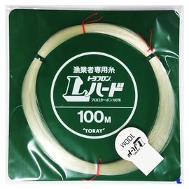 Toray Fluorocarbon Line Harris Toyoflon L Hard with Mount 322.4 ft (100 m) No. 4 Natural