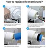 1812/2012 Reverse Osmosis Membrane Filter Housing 1/4 Quick Links Kitchen