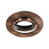 Integral LED LUXFIRE FIRE Rated TILTABLE Downlight Copper Bezel