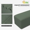 Easy-Going Funda otomana elástica fácil de Usar, Taburete de Almacenamiento
