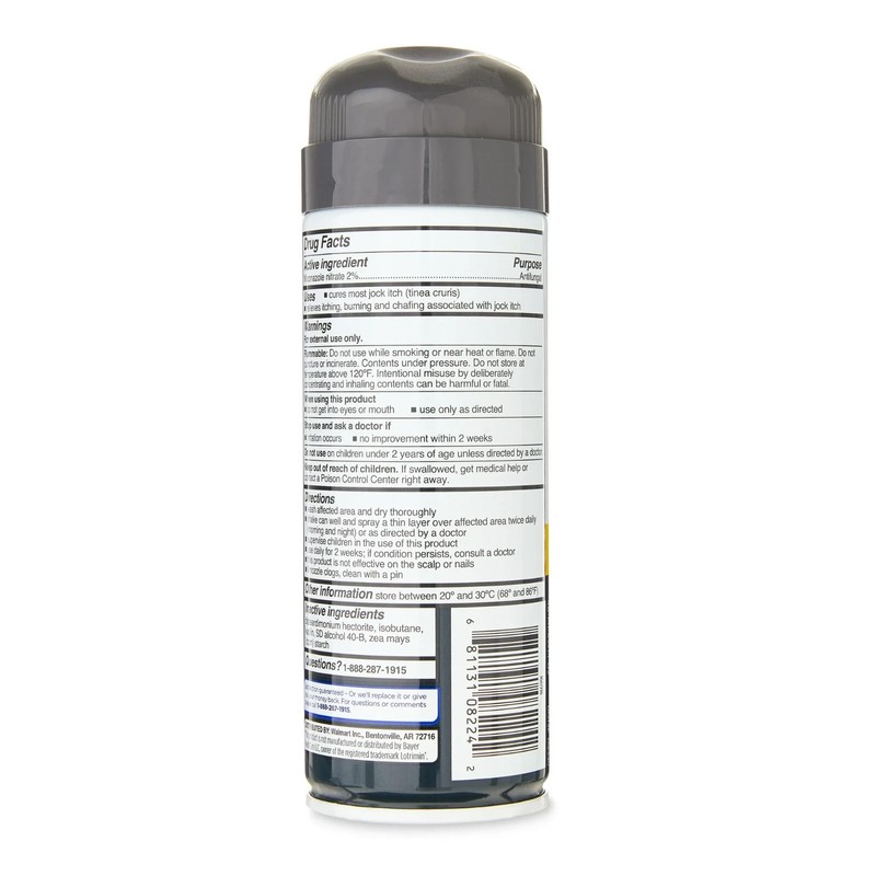[2 Pack] Equate Powder Spray for Jock Itch Relief 4.6