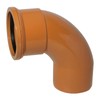 90° Bend (Single Socket) 110mm Underground Drainage Pipe Fittings Bend