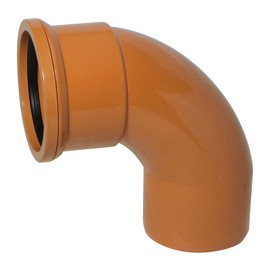 90° Bend (Single Socket) 110mm Underground Drainage Pipe Fittings Bend Trap Gulley Socket Grid Coupler