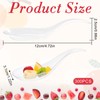 300 Pieces Disposable Appetizer Spoons, Clear Small Tasting Spoons Durable
