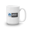 Mopar 85th Anniversay Logo 15 oz Ceramic White Mug