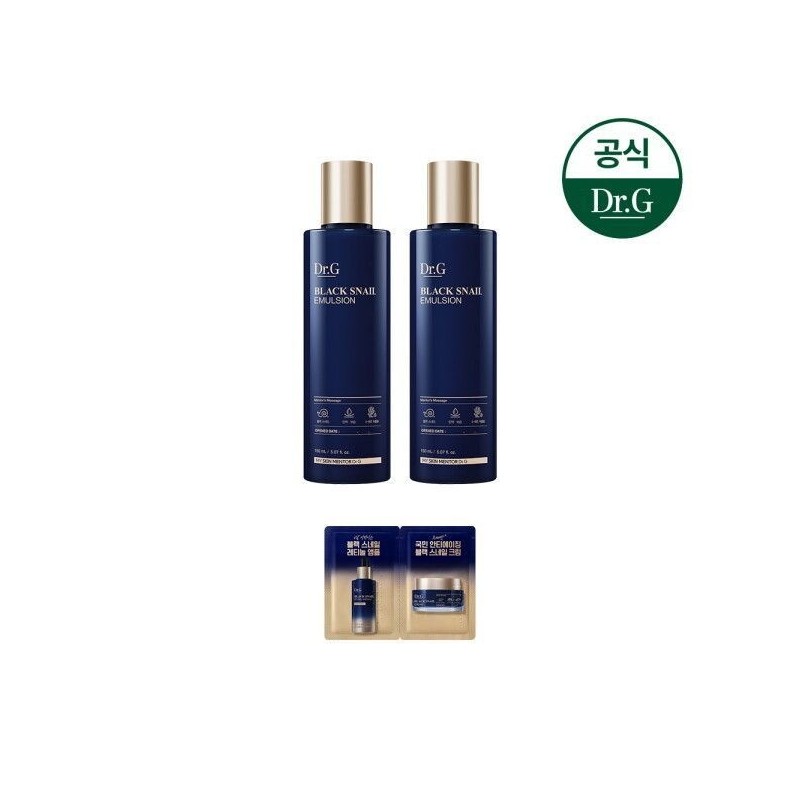 Dr.G Miracle House Dr.G Black Snail Emulsion 150ml 1+1 Increased