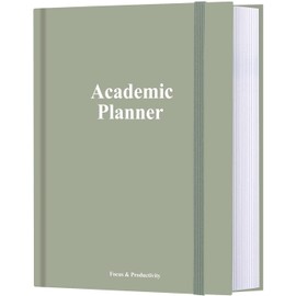 Academic Planner 2025-2026 – Undated Weekly Student Planner For Homeschool, High School, College & Nursing Students, 8.5" x 11", Green