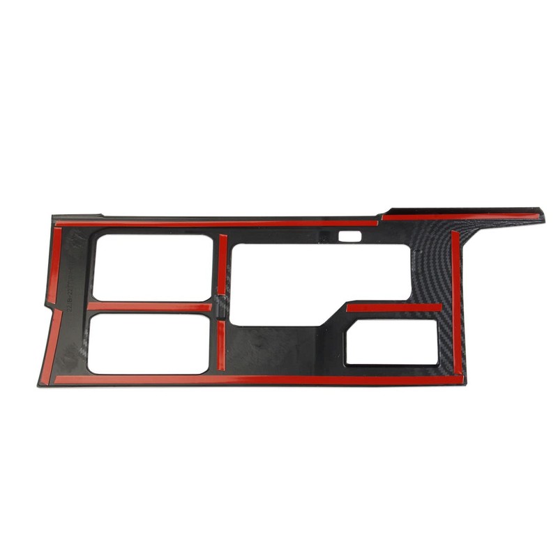 Fewshaw Carbon Fiber Central Control Gear Shift Panel Cover Trim