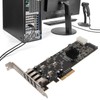 4 Port USB 3.0 PCIE Card 4 Dedicated 5Gbps Channels