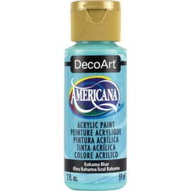 Americana Acrylic Paint 2oz-Bahama Blue - Opaque